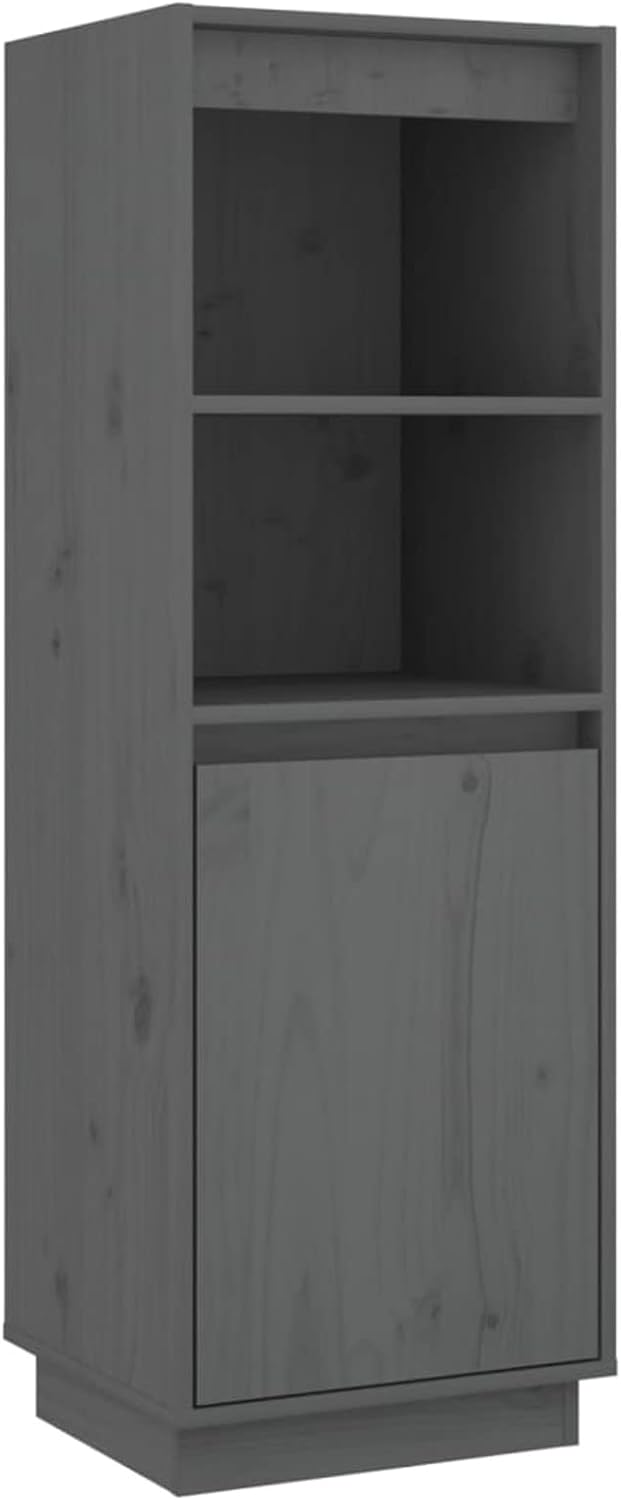 Gecheer Highboard Lagerschrank Kommode Beistellschrank Sideboard Standschrank Mit 1 Ablage und 1 Fac