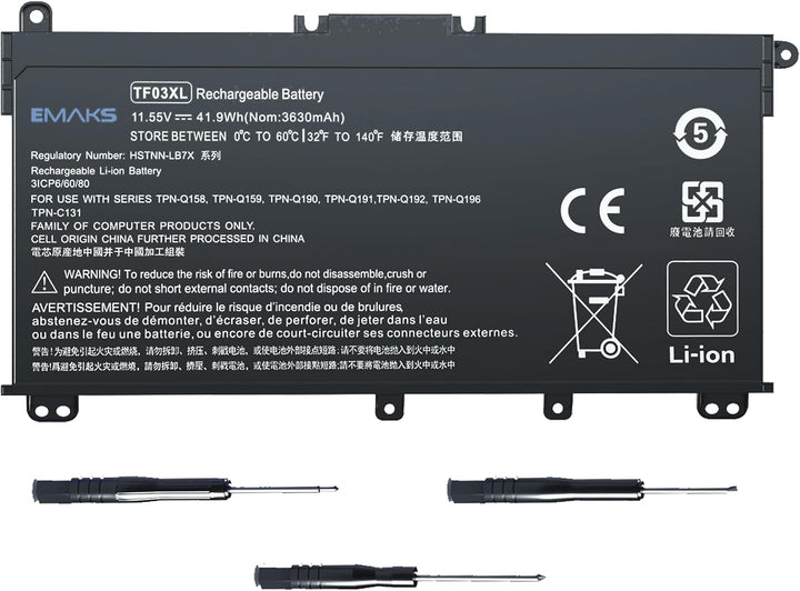 TF03XL 920070-855 920046-421 HSTNN-LB7J HSTNN-LB7X HSTNN-UB7J Laptop Akku für HP Pavilion 14-bf 14-b