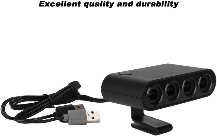 ASHATA Controller Adapter, DREI-in-Eins-Griff für NGC zu Switch-Adapter Konverter für NGC/wiiu/pc/Sw