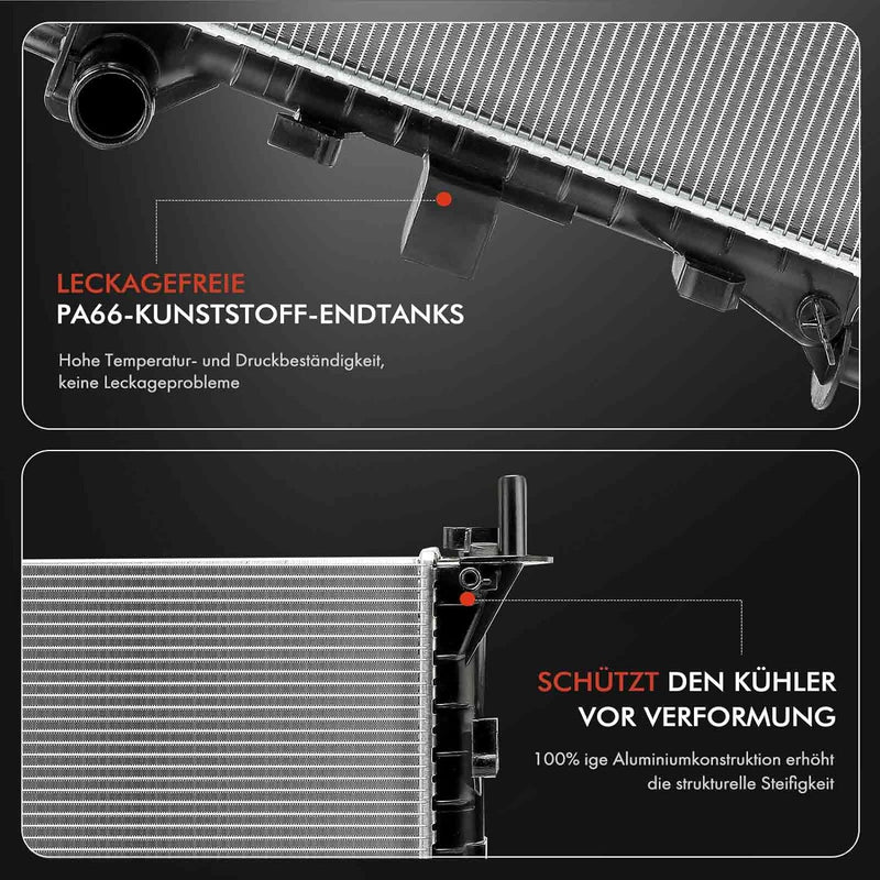 Frankberg Kühlmittelkühler Kompatibel mit Galaxy WGR 2.3L-2.8L 1995-2006 Motorkühler Shara.n 7M6 7M8