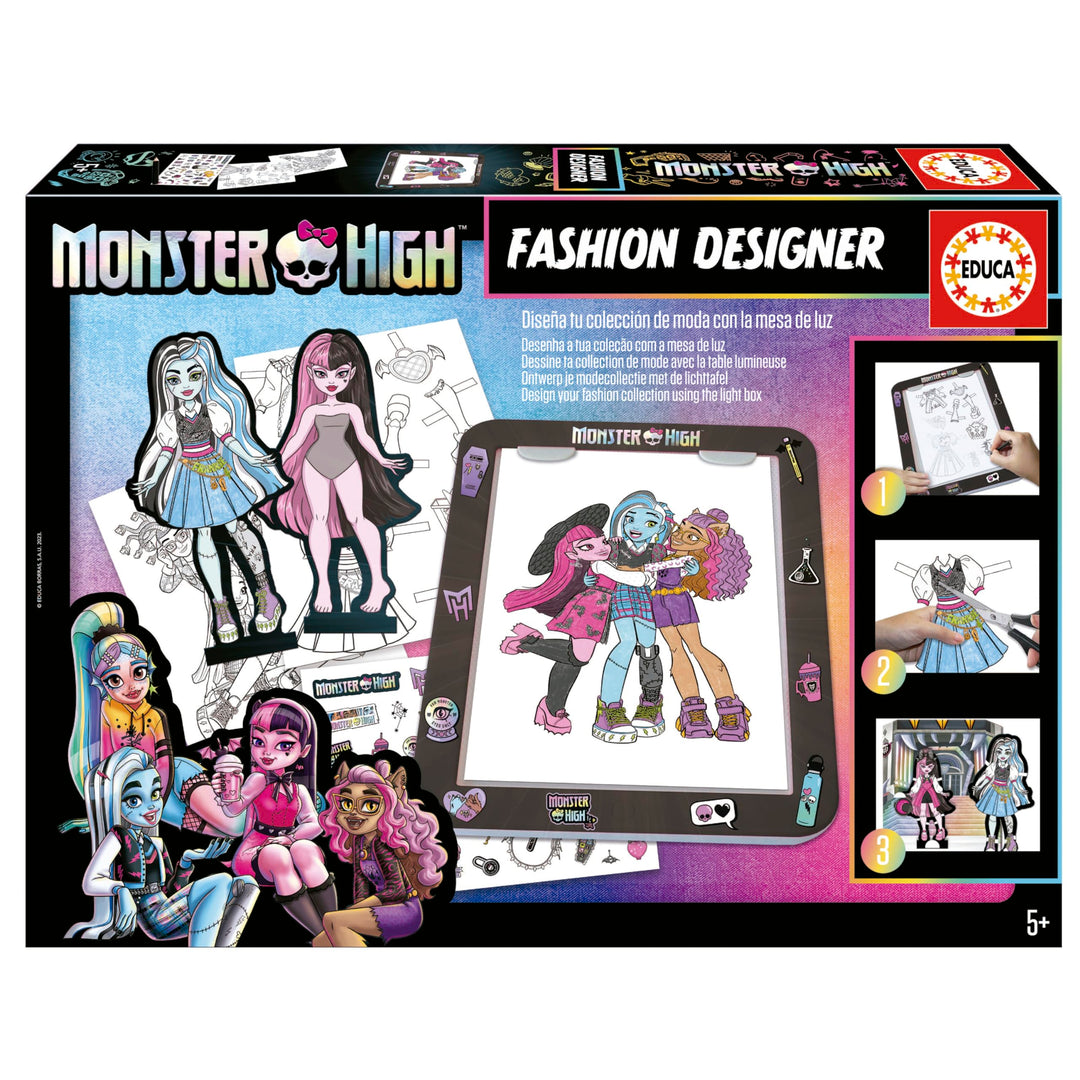 Educa - Monster High Designtafel, Monster High Fashion Designer Styling-Workshop und fordern Sie Ihr