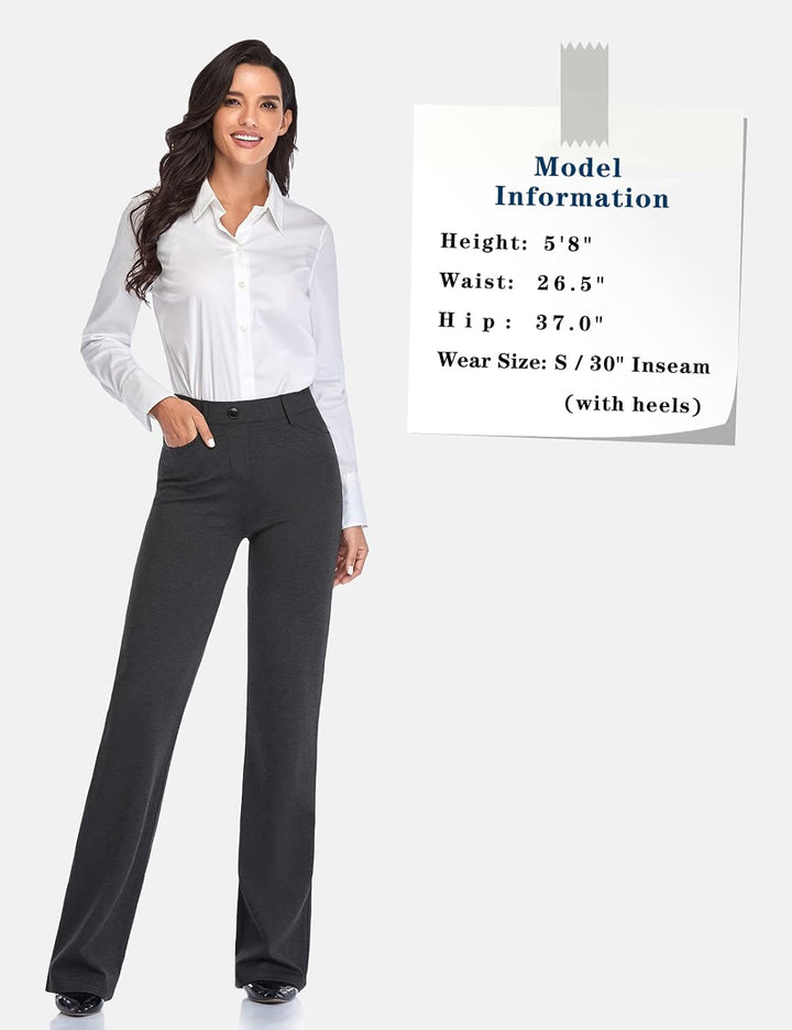 Tapata Damen 71cm/76cm/81cm/86cm Bootcut Stretch-Hose mit 4 Taschen, Tall/Lang/Regulär/Petite Für Bü