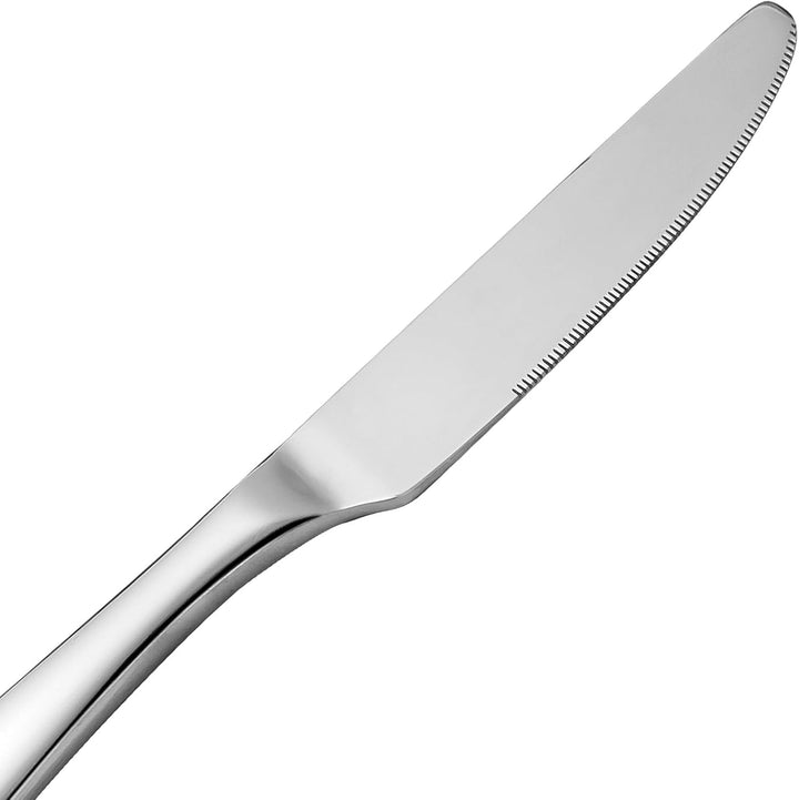 Besteck Set, Edelstahl Spiegelpoliert 30 teilig Besteckset für 6 Personen, Essbesteck Set mit Messer