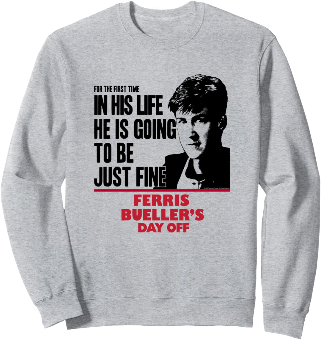 Ferris Bueller's Day Off Cameron Frye Just Fine Sweatshirt