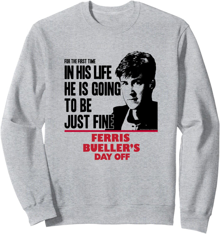 Ferris Bueller's Day Off Cameron Frye Just Fine Sweatshirt