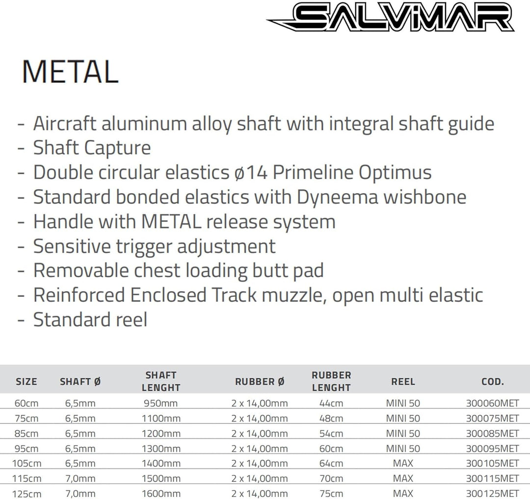 SALVIMAR Unisex-Adult Metal Arbalete