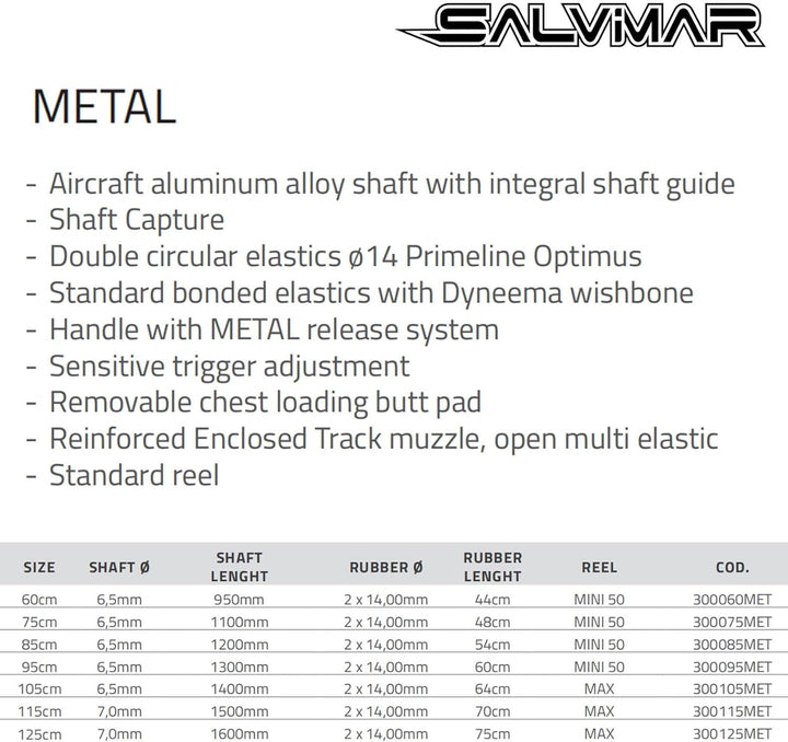 SALVIMAR Unisex-Adult Metal Arbalete