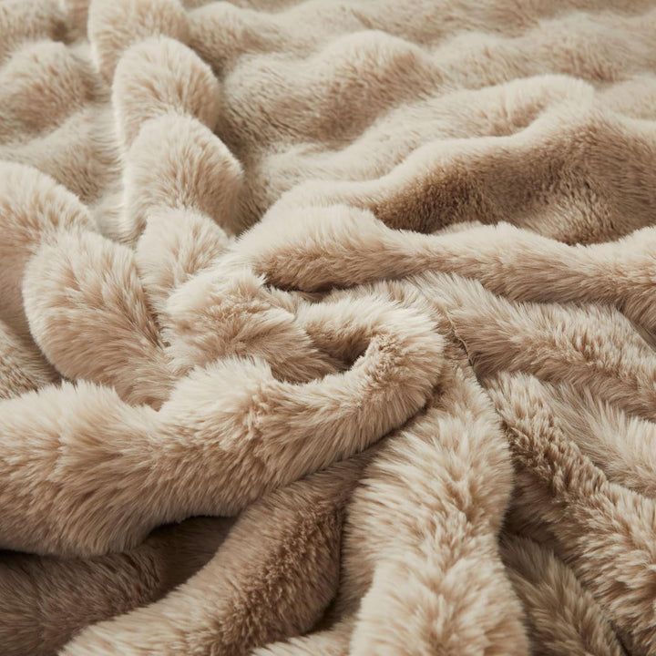 Kuscheldecke Kaninchen Plüsch Flauschige Decke Soft Wohndecke Dick 1000GSM Flanell Decke Couchdecke