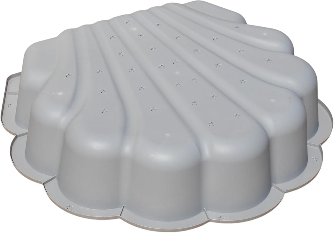 TikTakToo Sand & und Wassermuschel I Sandkasten ohne Abdeckung (1-teilig) (HELLgrau) Grau Sterne, Gr