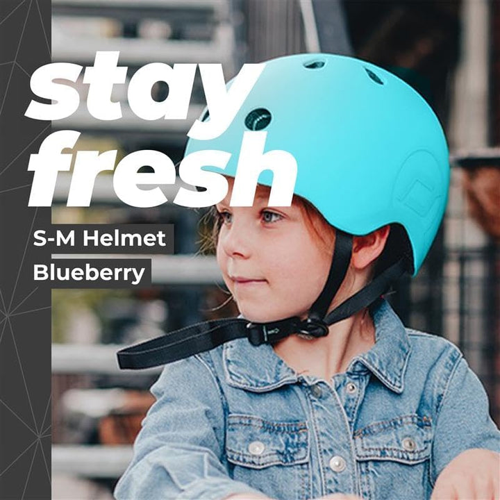 Scoot & Ride, S - M Size Kids Helmet blueberry, blueberry