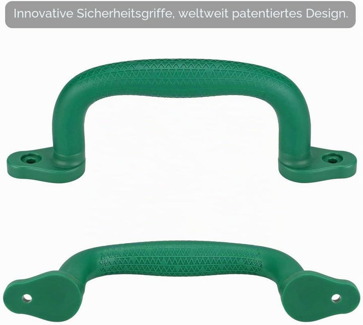 Dolibest Klettergriffe, 18cm Klettergerüst Haltegriffe Kinder rutschfeste Solide Handgriffe für Spie
