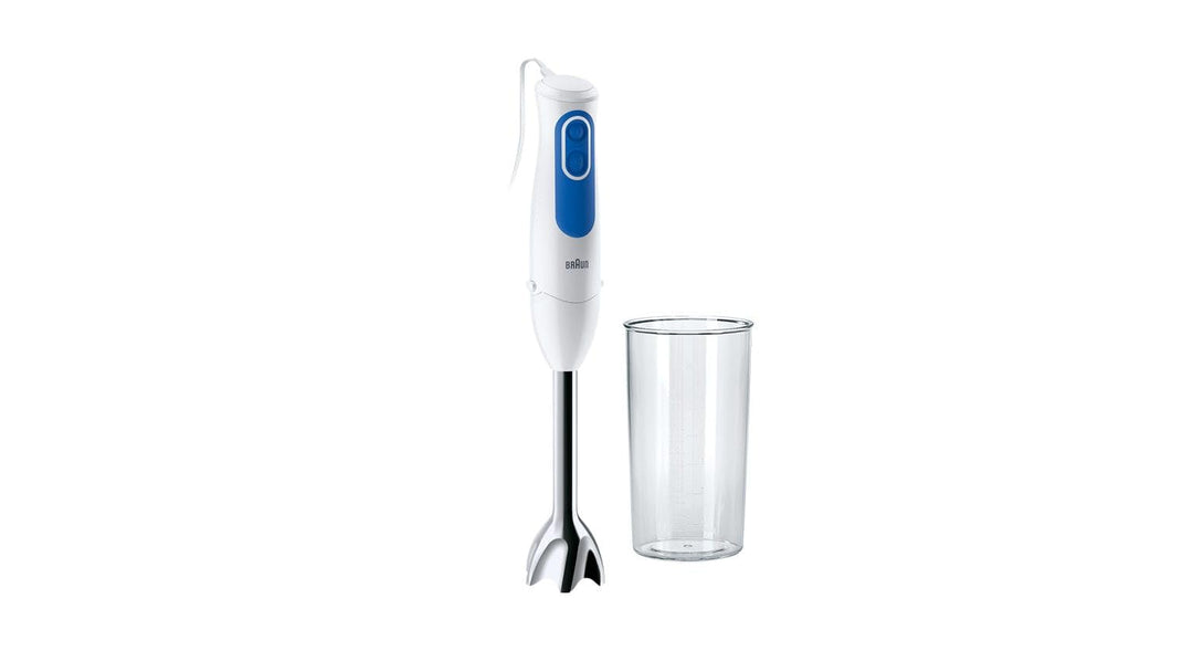 Braun Stabmixer MQ 3000 Smoothie+ – MultiQuick 3 Pürierstab mit Edelstahl Mixfuss, 700 Watt, inkl 60
