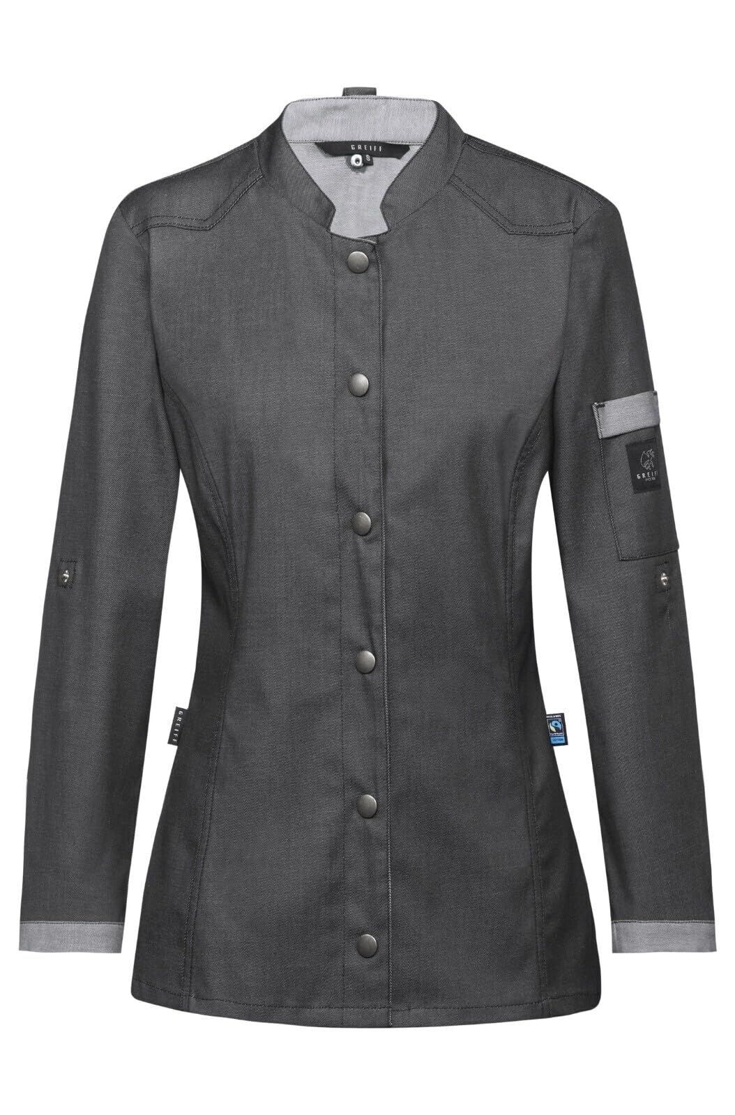 Gastro Moda Cuisine Damen Kochjacke Bikerstyle Regular, XS