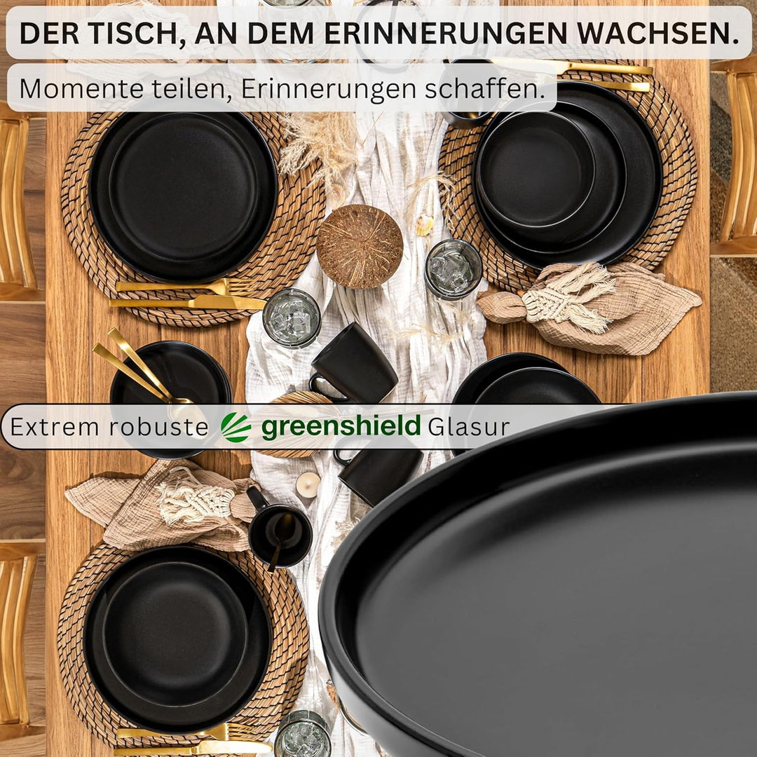 Sänger Madeira | Dessertteller 6 teilig, Steingut Teller Set 6 Personen, Kuchenteller kleine Teller