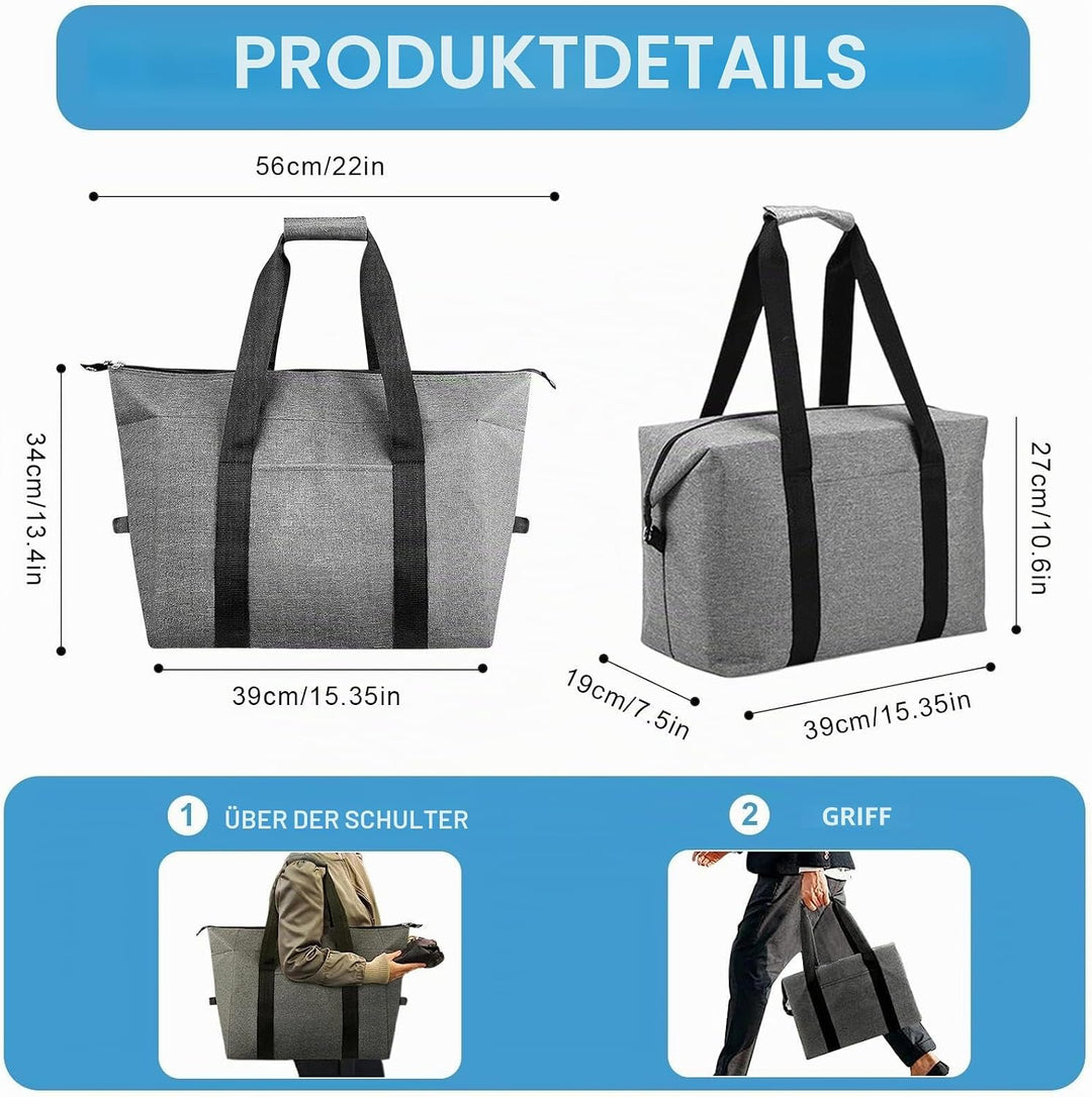 Kühltasche Faltbare Kühltasche 20L Kühltaschen Thermotasche Tragbare Kühltaschen zum Einkaufen für C