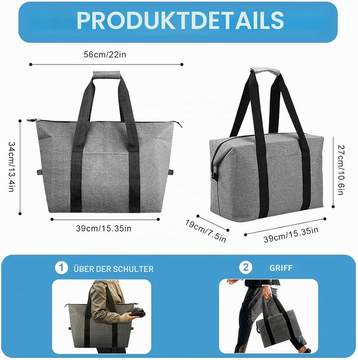 Kühltasche Faltbare Kühltasche 20L Kühltaschen Thermotasche Tragbare Kühltaschen zum Einkaufen für C