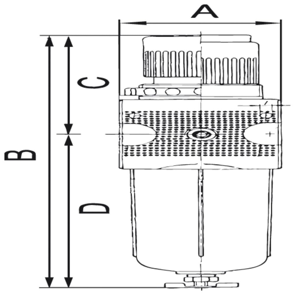 RIEGLER Filterregler multifix mit PC-Behälter BG 1 G 1/4 0,5-10 bar