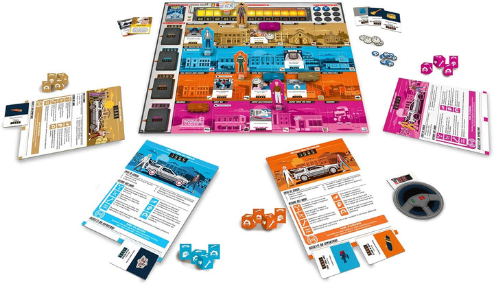 Ravensburger - Back to The Future Italienische Version - Strategisches Brettspiel, 2-4 Spieler, 10+