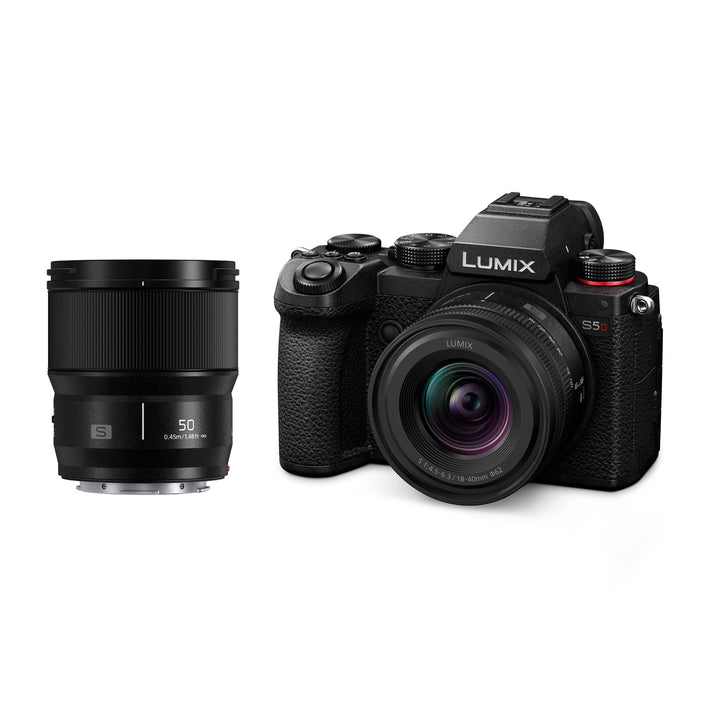 Panasonic DC-S5DWE-K Lumix S5D Vollformatkamera, L-Mount, 24,2 MP, 4K 60P Videoaufnahme, Live View S