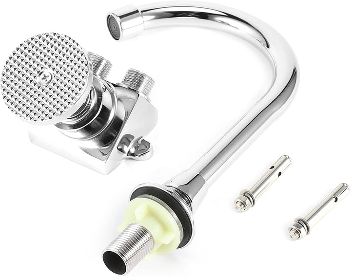 Bar Waschbecken Wasserhahn, Kupfer Boden montiert Fusspedal Becken Wasserhahn Waschbecken Wasserhahn