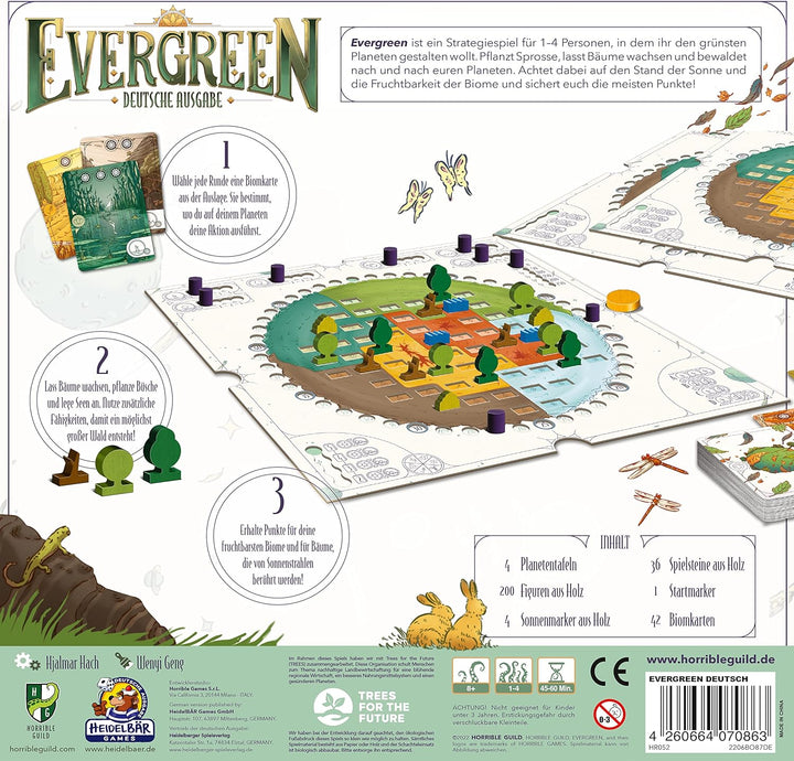 Evergreen | Horrible Guild | Deutsch |Strategiespiel | für 1-4 Personen | ab 8 Jahren