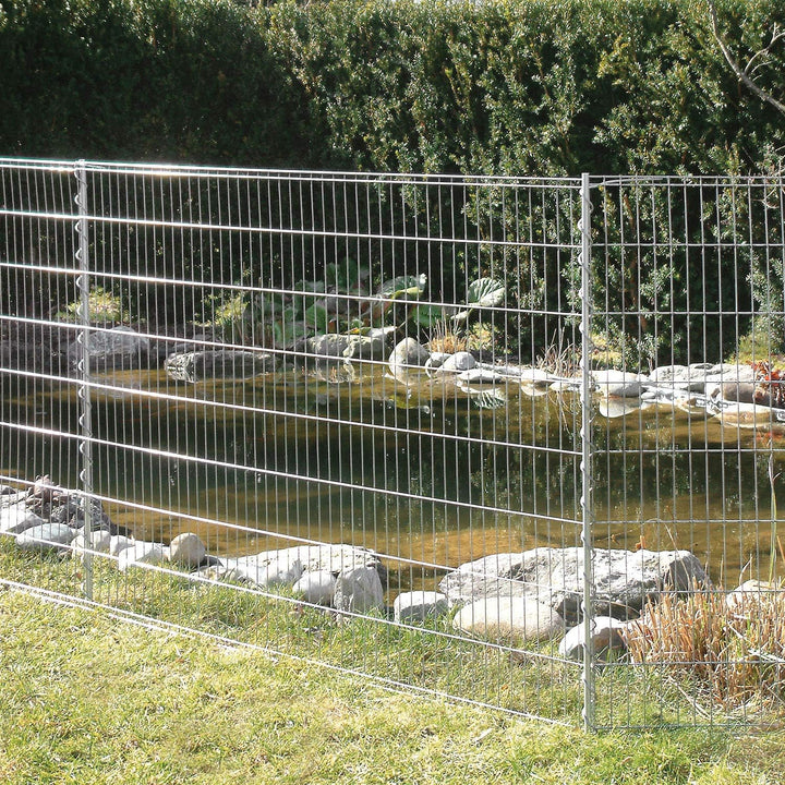 bellissa Teichschutz-Zaun Set - 92883 - Funktionaler Zaun für Abgrenzungen im Garten oder als Kleint