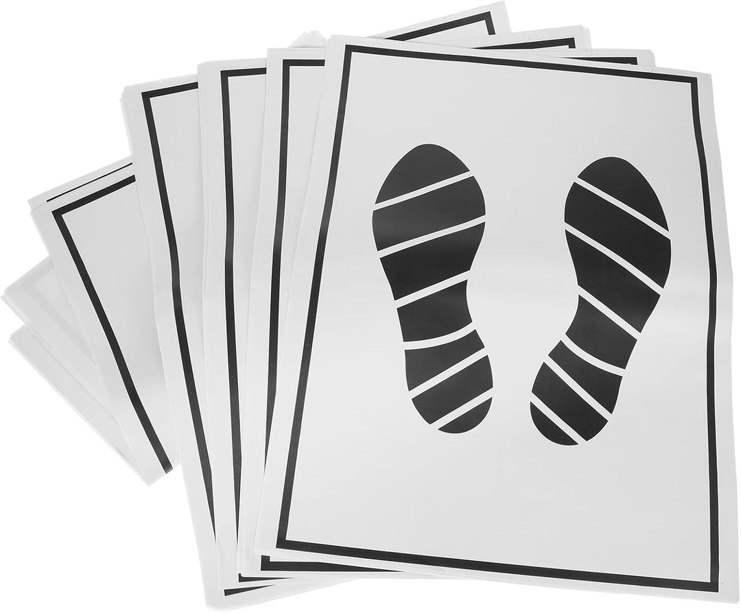 FAVOMOTO 50Pcs Papier Auto Fussmatten Einweg Fussmatten Fuss Pads Automotive Innen Schutz Abdeckung