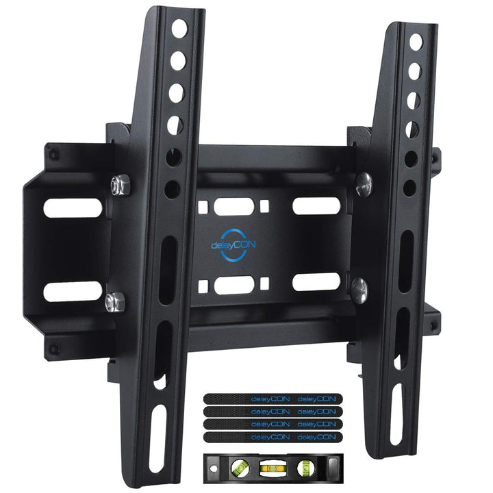 deleyCON Universal TV Monitor Wandhalterung 23"-42" Zoll (58-107cm) Neigbar - 35Kg - bis VESA 200x20
