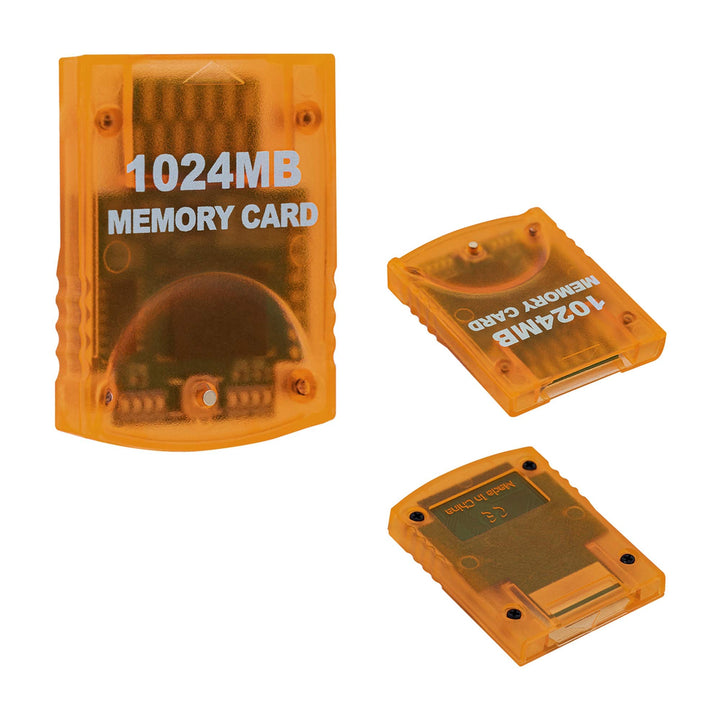 Tolesum 1024MB (16344 Blöcke) Speicherkarte Kompatibel für Wii Game Cube NGC GC Konsole, 1024MB