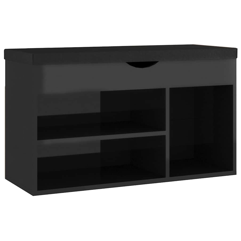 vidaXL Schuhbank mit Kissen Schuhschrank Sitzbank Sitztruhe Schuhablage Schuhregal Schuhtruhe Schuha