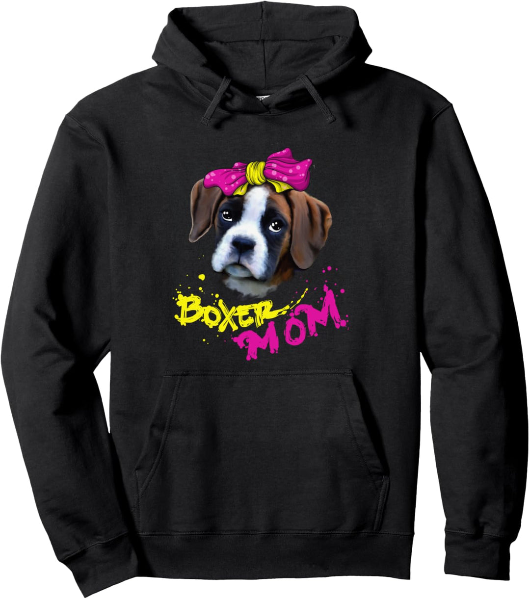 Boxer Hund Geschenk Boxer Mama Boxer Papa Geschenk Pullover Hoodie
