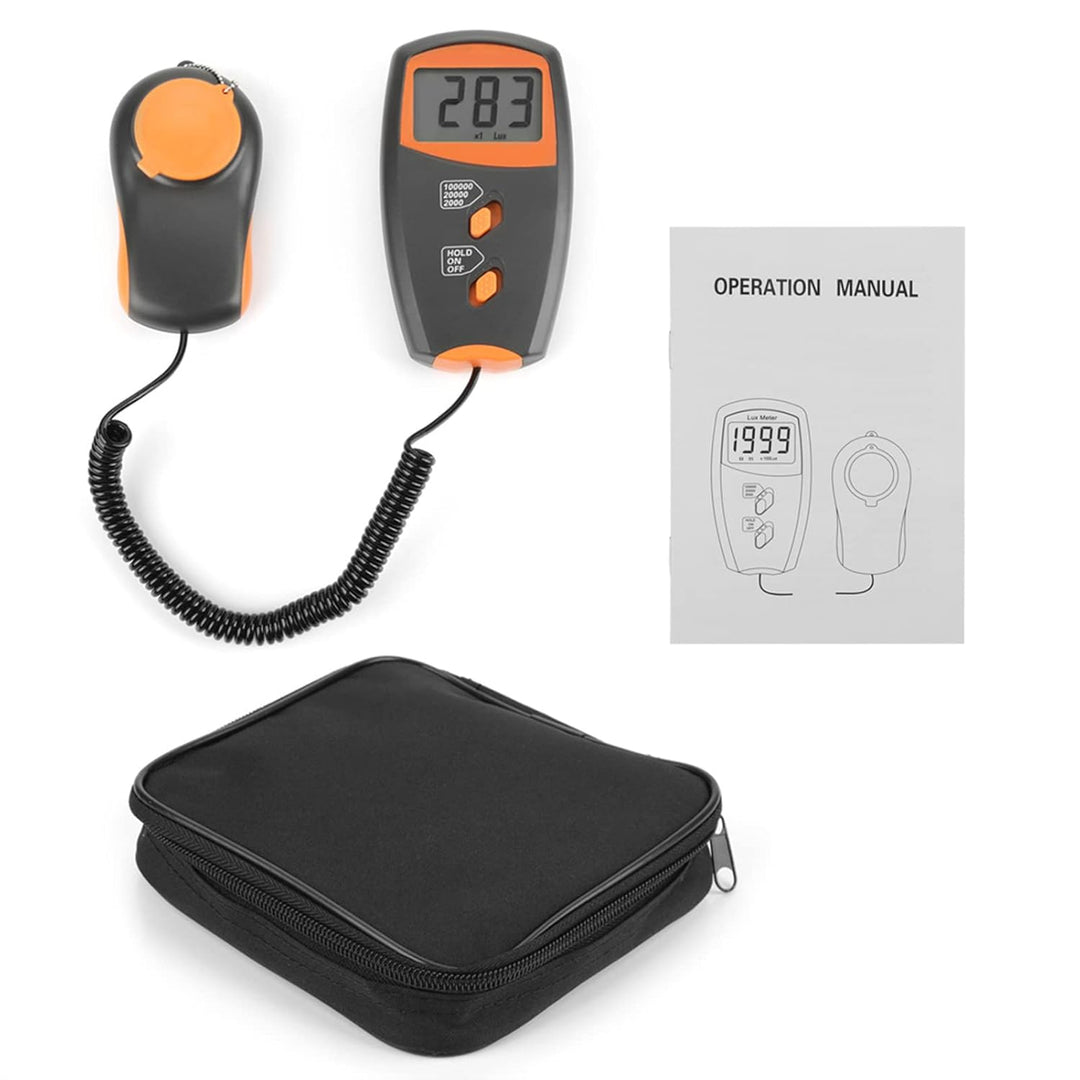 Digitales Luxmeter Handheld im Split-Design LCD-Display Lichtmessgerät Umweltprüfung Illuminometer L