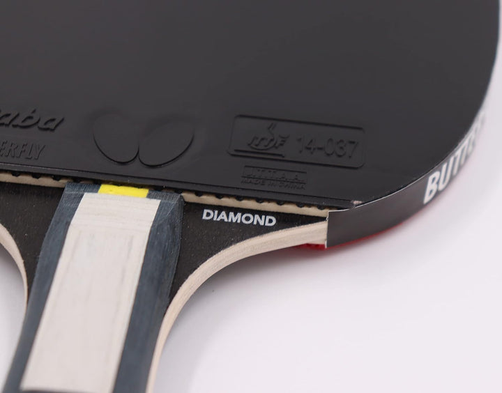 Butterfly Dimitrij Ovtcharov Diamond Tischtennisschläger | Eva-Technologie | ITTF zertifizierter Wak