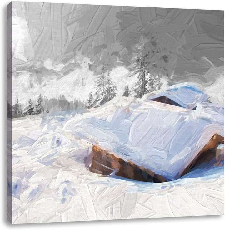 Pixxprint köstliche Inside Out Sushi Rollen, Format: 70x70 als Leinwandbild, 70x70