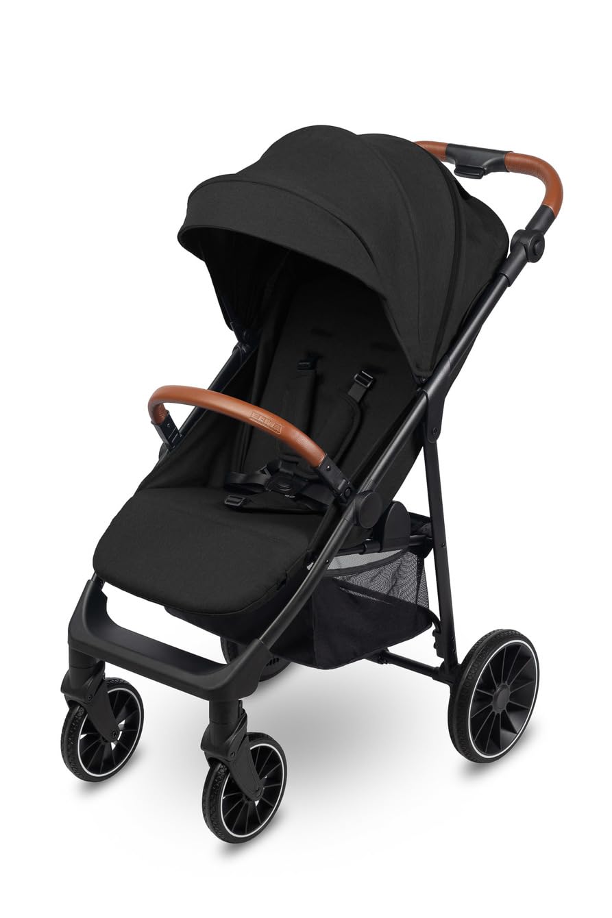 CARETERO ELMA Kinderwagen Buggy - Buggy mit Liegefunktion - Klappbar, mit Regenschutz, Beinabdeckung