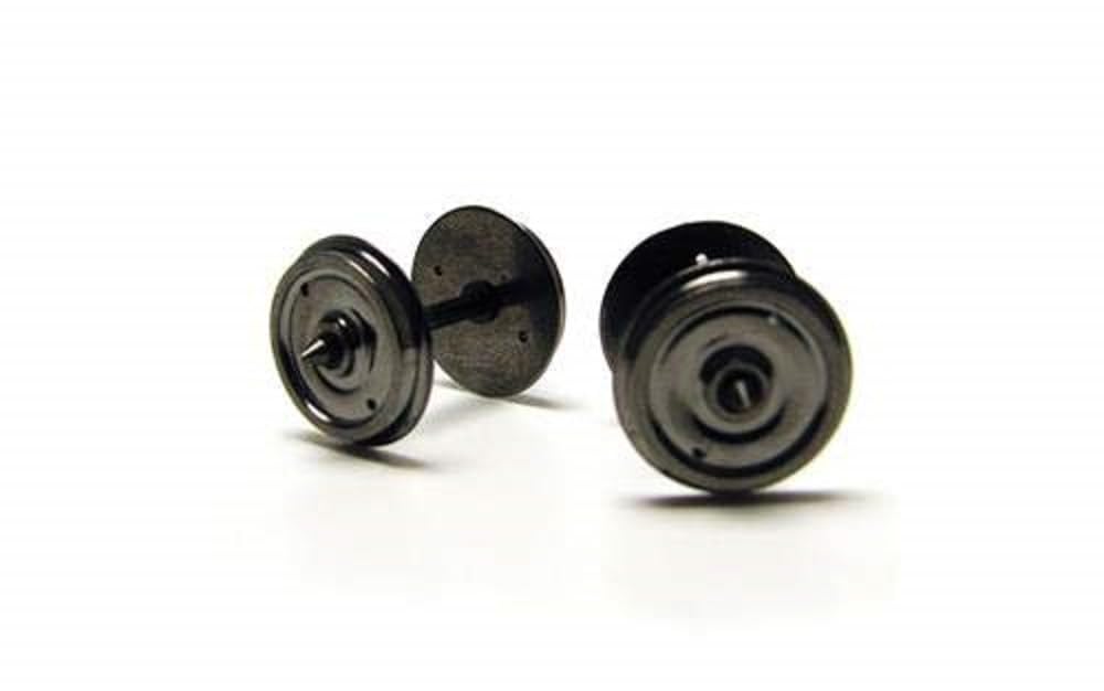 Passagierwagenräder, 14,1 mm, 2 Löcher, 10 Stück