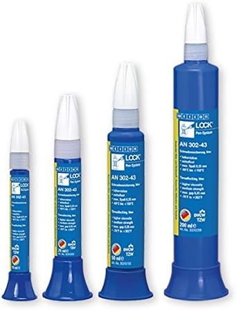 WEICONLOCK Schraubensicherung AN 302-43 Pen-System 200 ml, mittelfest, blau, 200 ml