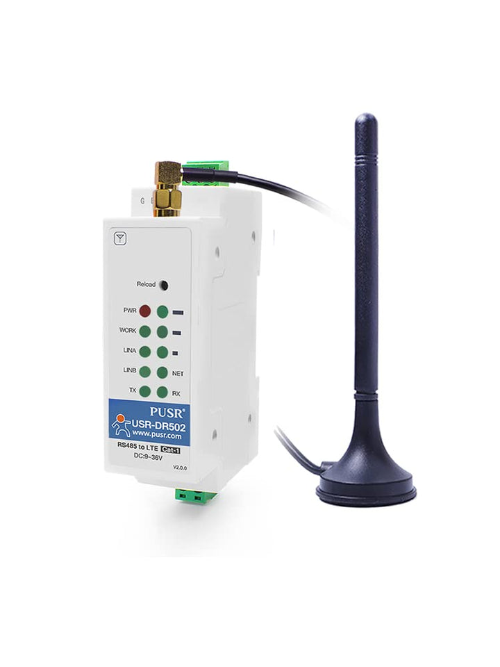 USR-DR502-E Europe HTTP MQTT GSM SMS 4G LTE Cat 1 Modem mit SIM Karte Slot unterstützen IoT Plattfor