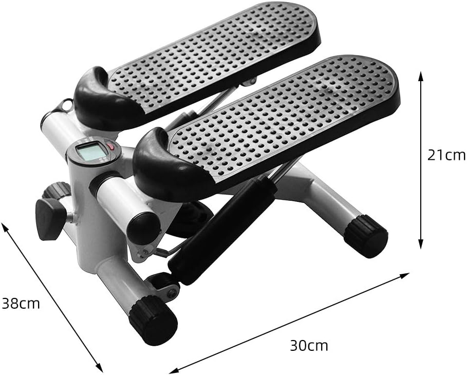 Stepper mit Lenker, Stepper, Fitness, Wohnung, LCD-Display, verstellbarer Widerstand, Training, Hüft