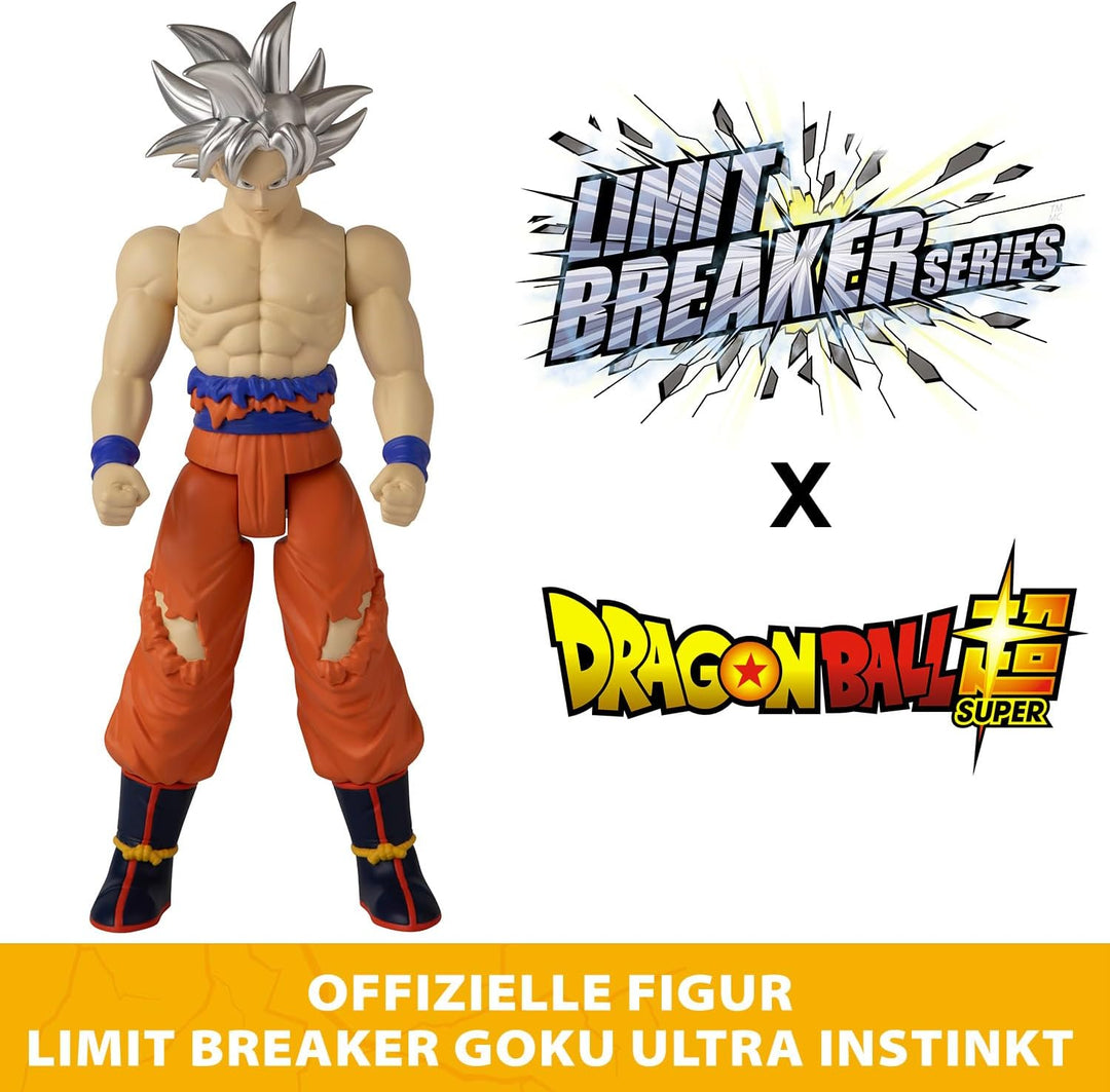 BANDAI - Dragon Ball Super - Goku Ultra Instinkt - Limit Breaker Figur 30 cm - Offizielle Dragon Bal
