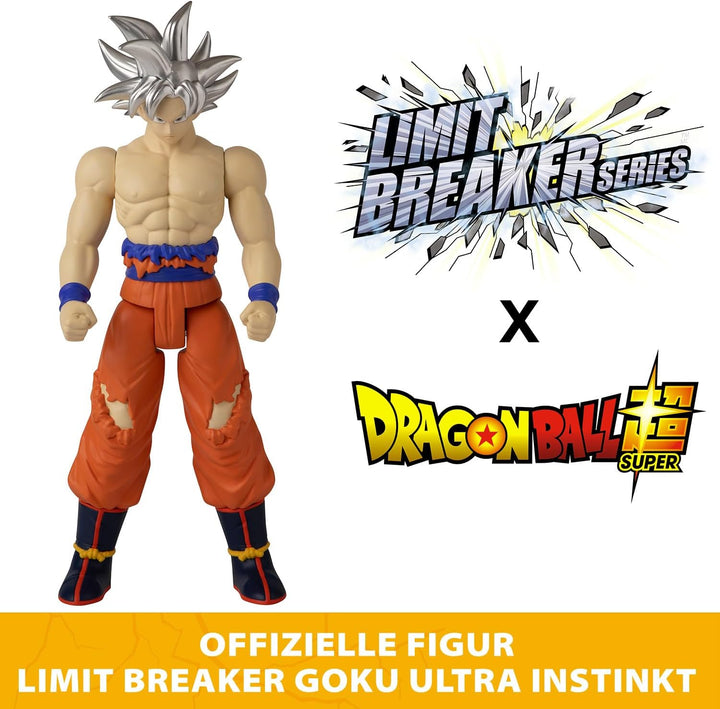 BANDAI - Dragon Ball Super - Goku Ultra Instinkt - Limit Breaker Figur 30 cm - Offizielle Dragon Bal
