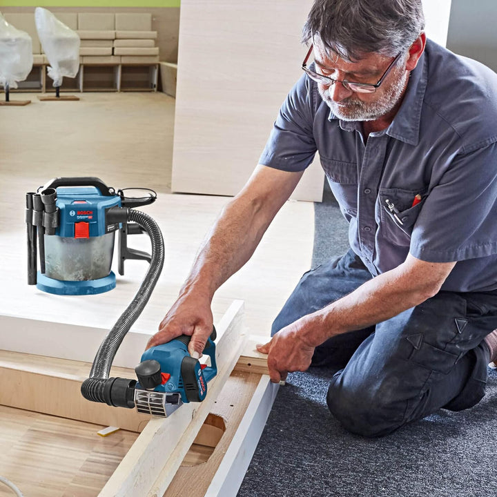 Bosch GHO 12 V-20 12 V Akku-Hobel, bürstenlos, 2 x 3 Ah Li-Ion