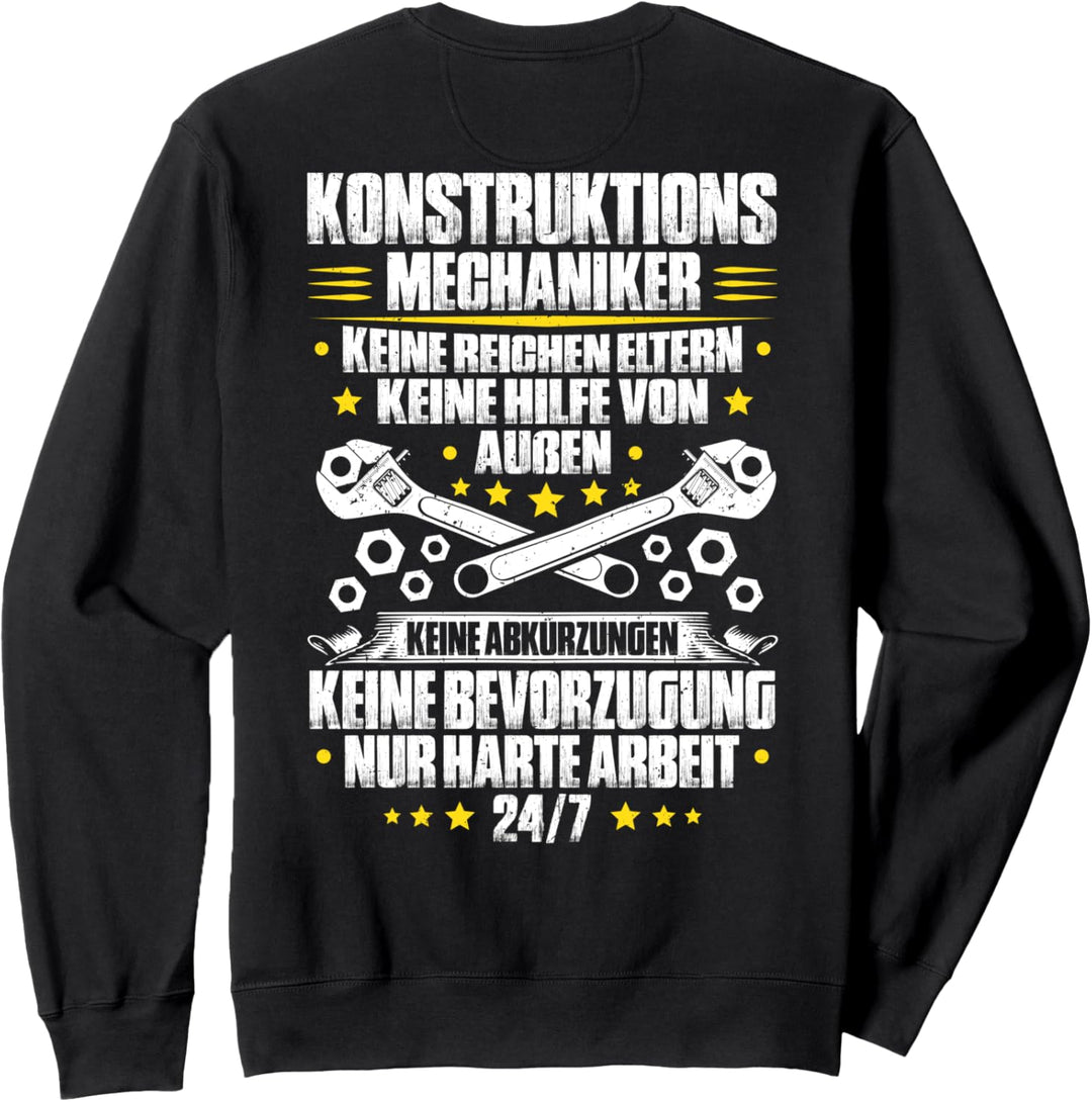 Harte Arbeit Konstruktionsmechaniker Sweatshirt