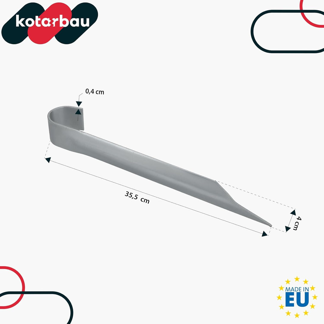 KOTARBAU® 4er Set Bodenanker für Trampolin - 355 mm - Heringe für Gartentrampolin - Erdanker zum Ein