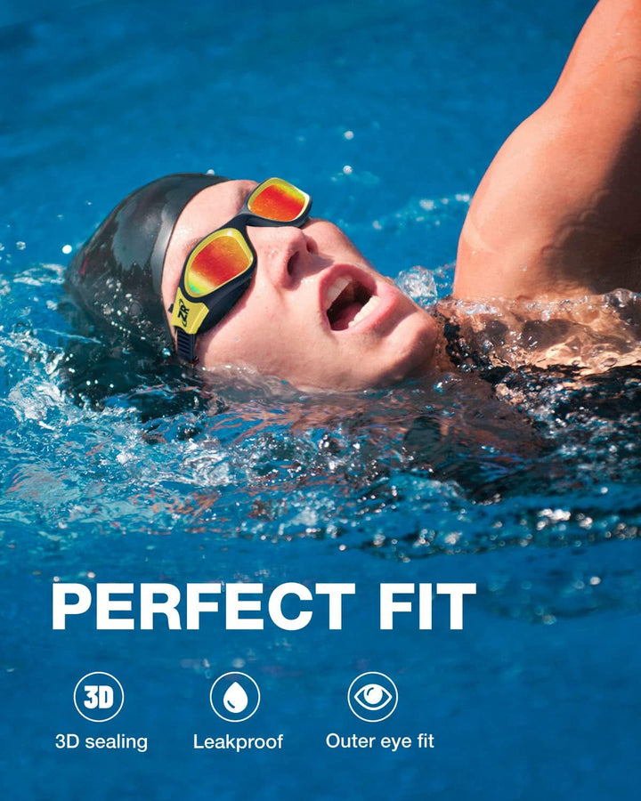 ZIONOR G1 NEW Polarisierte Schwimmbrille für Erwachsene Damen Herren – Beschlagfrei, 100% UV-Schutz,