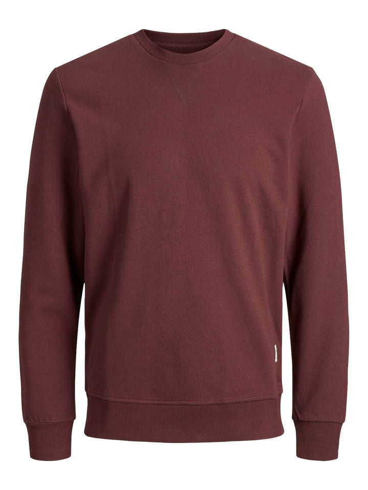 JACK & JONES Herren Jjebasic Sweat Crew Neck Noos Sweatshirt S Rot (Port Royale/Reg), S Rot (Port Ro