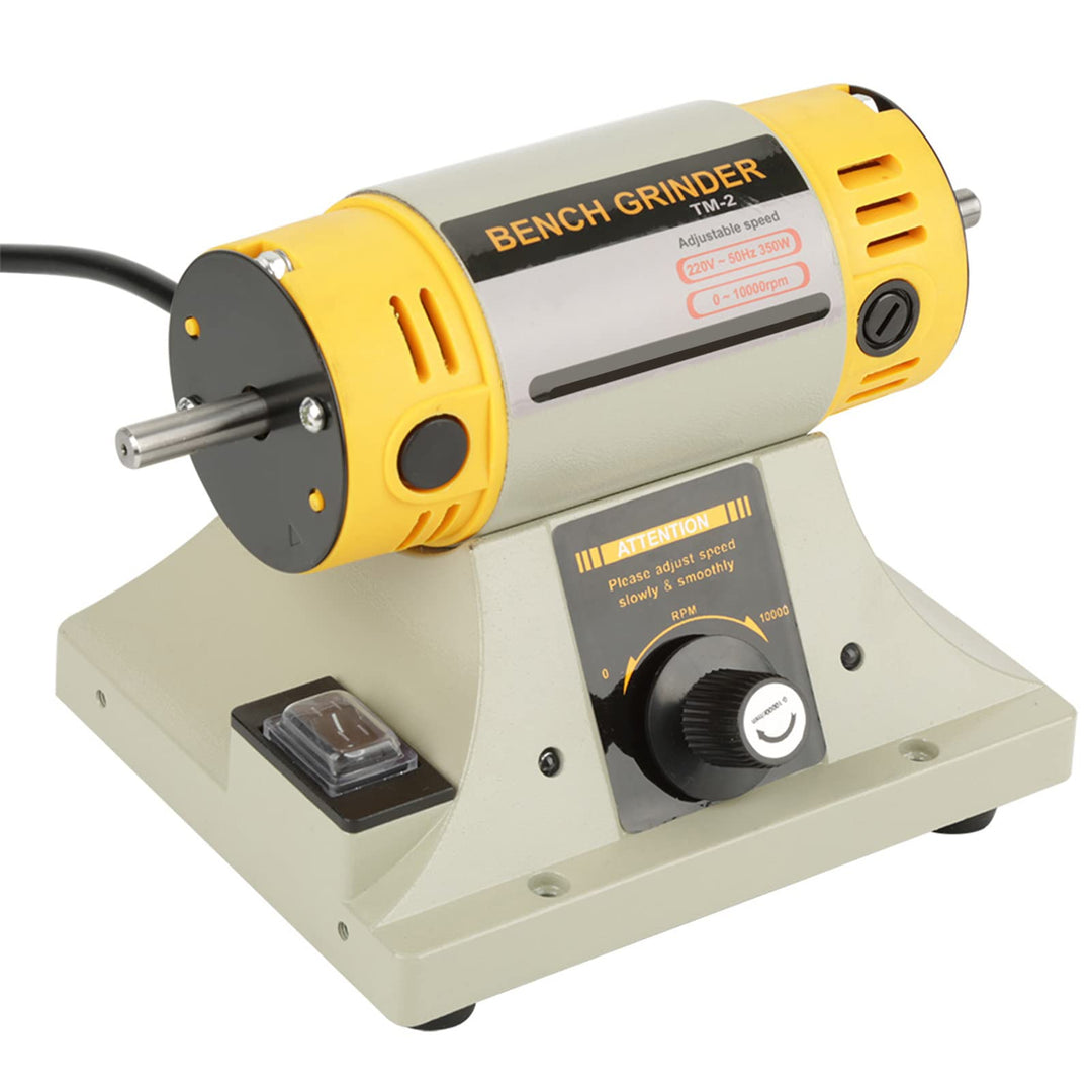 350-W-Elektroschleifer-Poliermaschine für Schmuckdrehmaschinenmotor, Solides Gehäuse, Geringe Vibrat