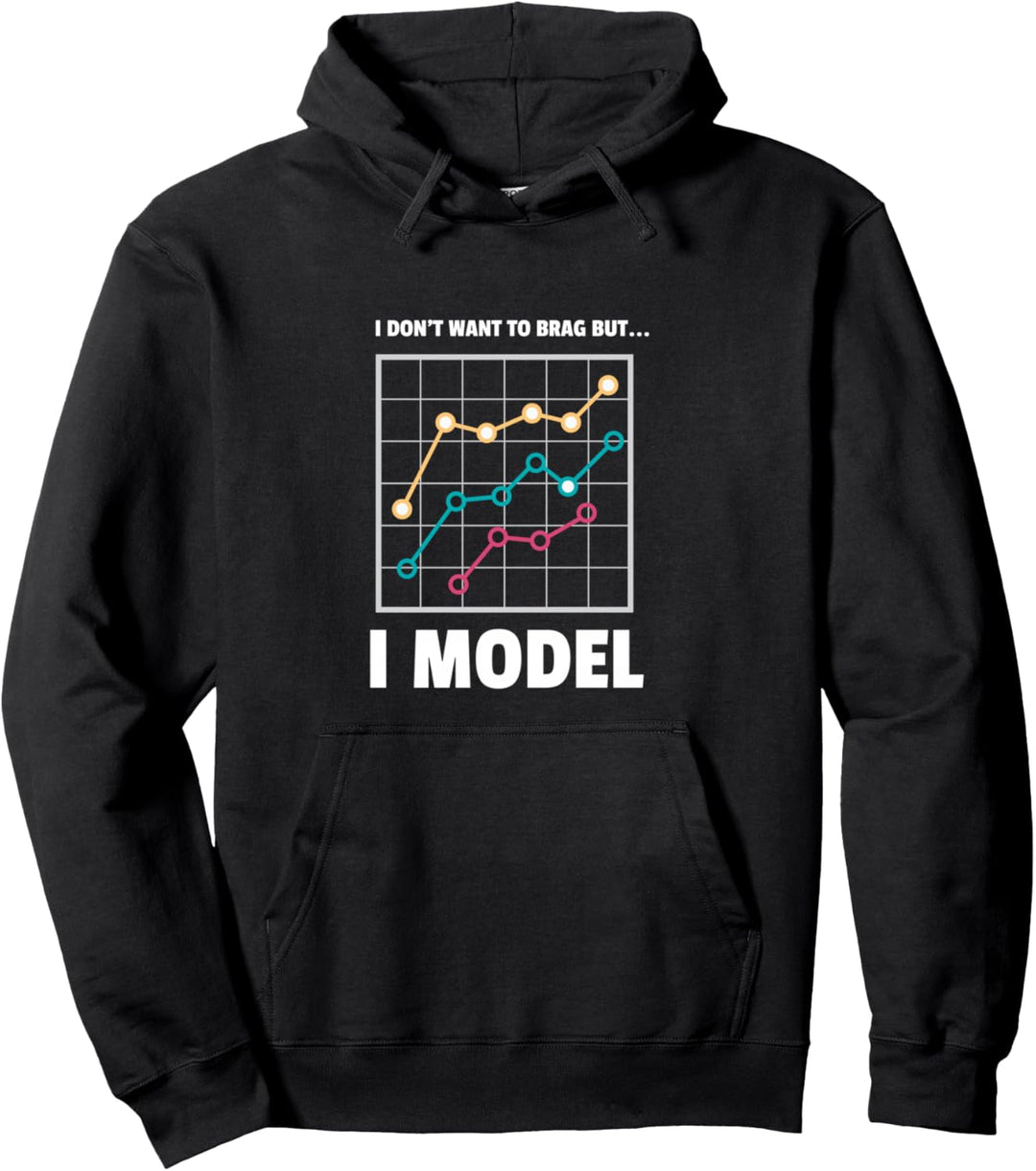 I Modelle: Lustige Daten Wissenschaft Humor Pullover Hoodie