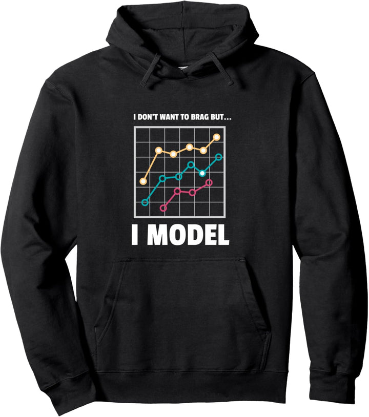 I Modelle: Lustige Daten Wissenschaft Humor Pullover Hoodie