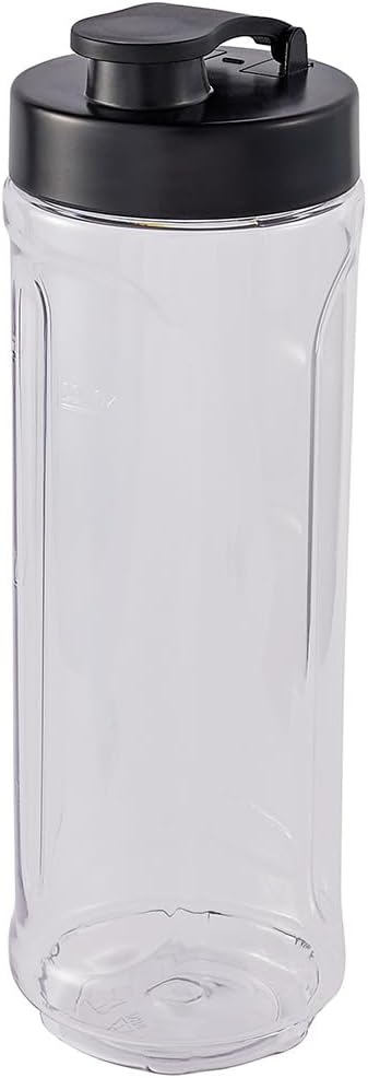Cloer 6969 Smoothie Maker, Mini Standmixer to go, Milchshakes, Behälter 600 ml, Trinkflasche aus Tri